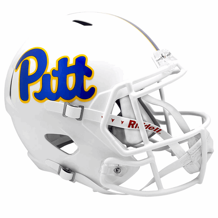 Pittsburgh Panthers Replica Speed Helmet - White - Game Day Treasures