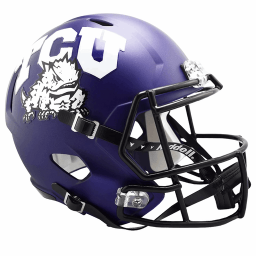 TCU Horned Frogs Replica Speed Helmet - Satin Purple - Game Day Treasures