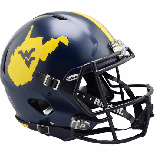 West Virginia Mountaineers Authentic Speed Helmet - 2023 Country Roads - Game Day Treasures