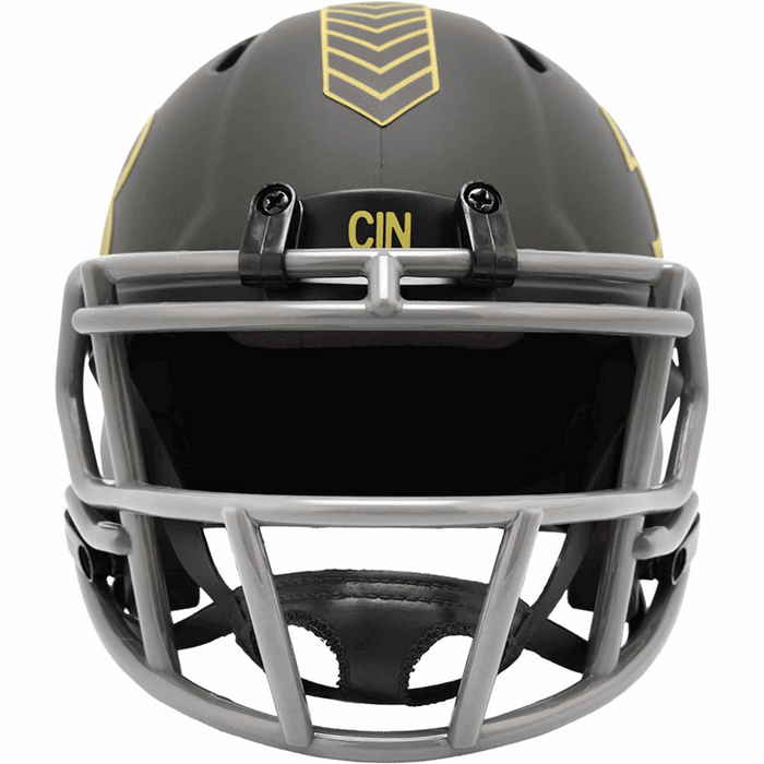 Cincinnati Bengals Mini Speed Helmet - Salute To Service 2025 - Game Day Treasures