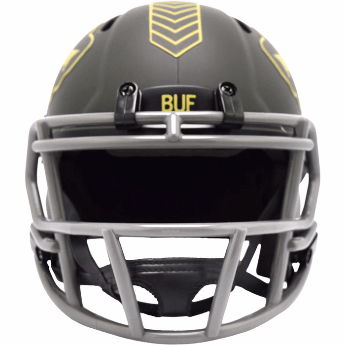 Buffalo Bills Mini Speed Helmet - Salute To Service 2025 - Game Day Treasures