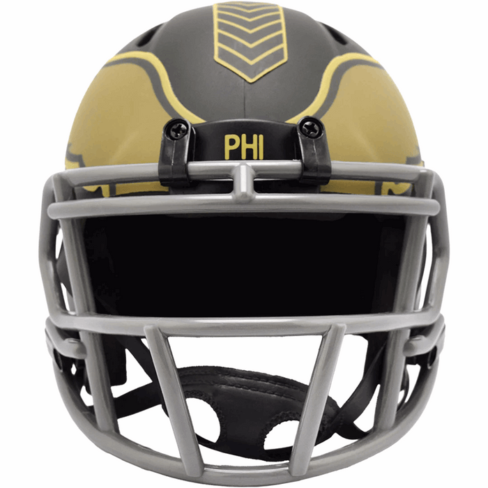 Philadelphia Eagles Mini Speed Helmet - Salute To Service 2025 - Game Day Treasures