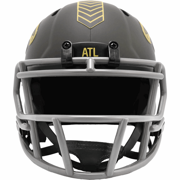 Atlanta Falcons Mini Speed Helmet - Salute To Service 2025 - Game Day Treasures