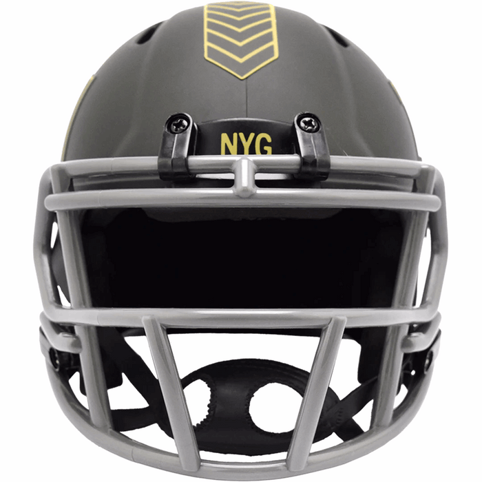 New York Giants Mini Speed Helmet - Salute To Service 2025 - Game Day Treasures