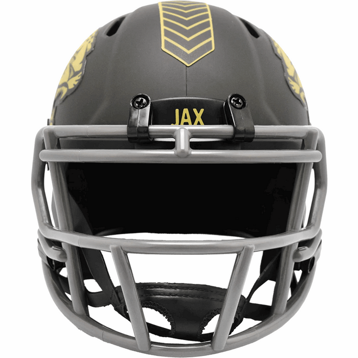 Jacksonville Jaguars Mini Speed Helmet - Salute To Service 2025 - Game Day Treasures