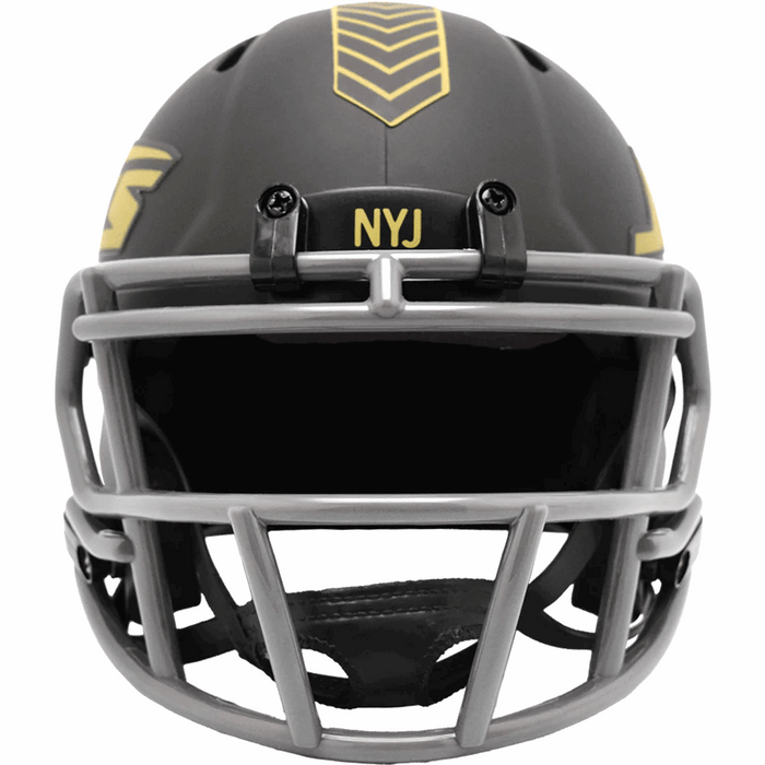 New York Jets Mini Speed Helmet - Salute To Service 2025 - Game Day Treasures