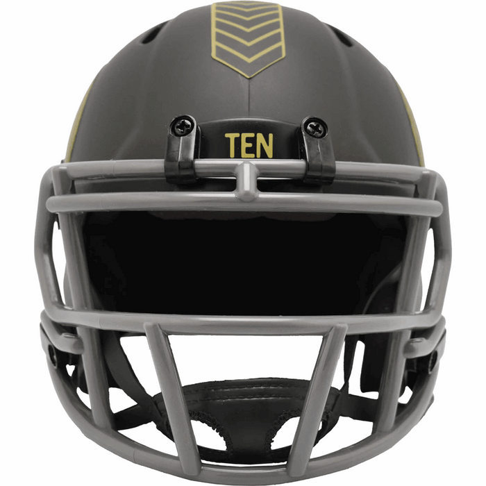 Tennessee Titans Mini Speed Helmet - Salute To Service 2025 - Game Day Treasures