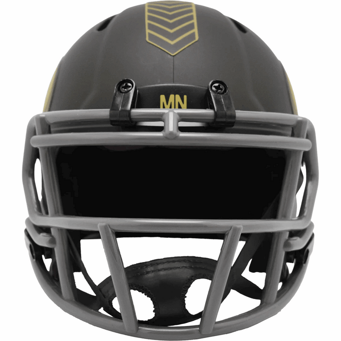 Minnesota Vikings Mini Speed Helmet - Salute To Service 2025 - Game Day Treasures
