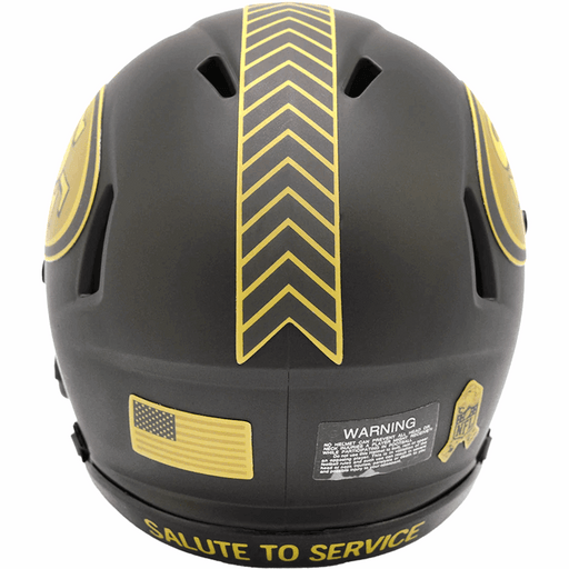San Francisco 49ers Mini Speed Helmet - Salute To Service 2025 - Game Day Treasures