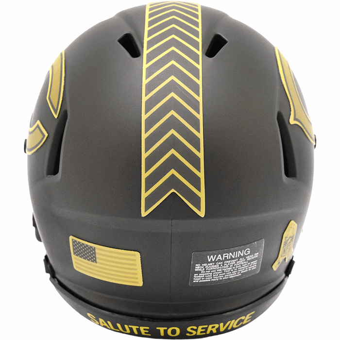 Chicago Bears Mini Speed Helmet - Salute To Service 2025 - Game Day Treasures