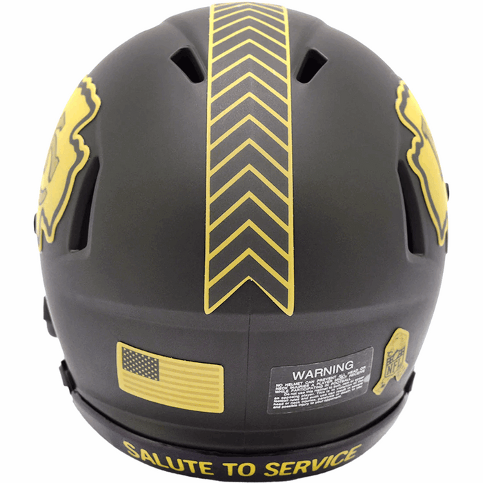 Kansas City Chiefs Mini Speed Helmet - Salute To Service 2025 - Game Day Treasures