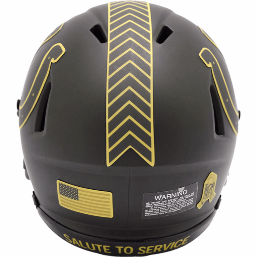Indianapolis Colts Mini Speed Helmet - Salute To Service 2025 - Game Day Treasures