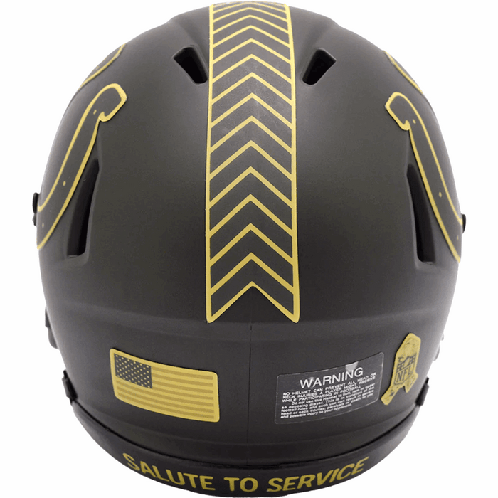 Indianapolis Colts Mini Speed Helmet - Salute To Service 2025 - Game Day Treasures