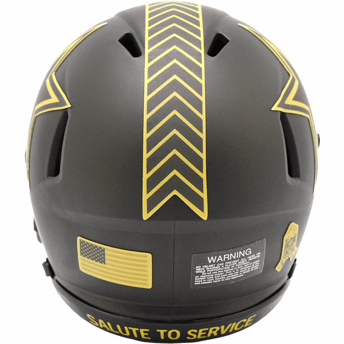 Dallas Cowboys Mini Speed Helmet - Salute To Service 2025 - Game Day Treasures