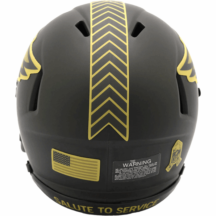 Philadelphia Eagles Mini Speed Helmet - Salute To Service 2025 - Game Day Treasures