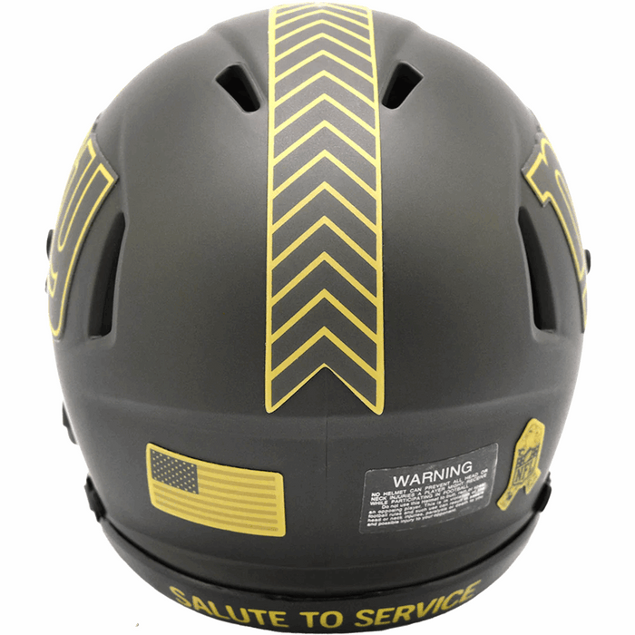 New York Giants Mini Speed Helmet - Salute To Service 2025 - Game Day Treasures