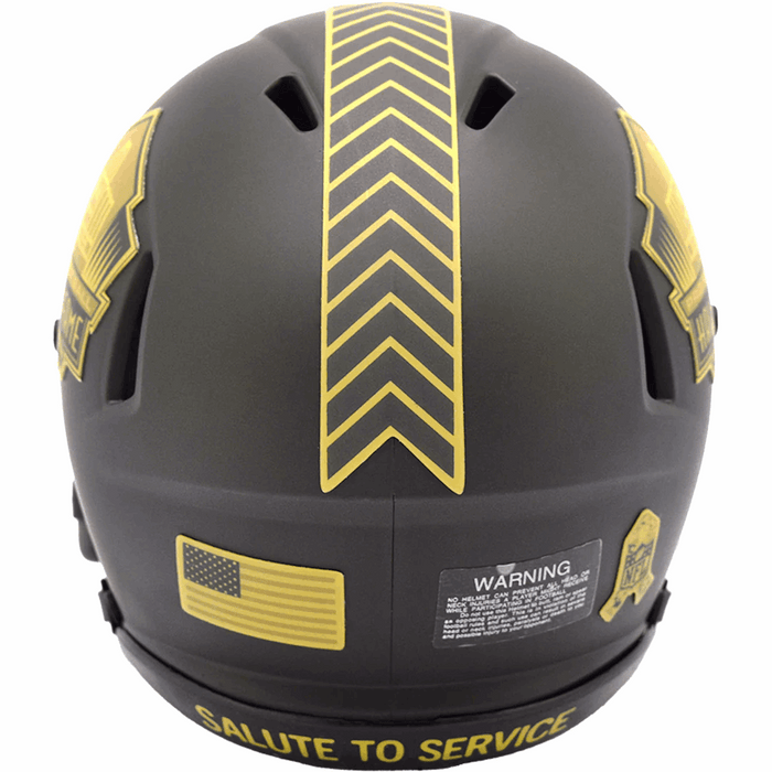 NFL Hall of Fame Mini Speed Helmet - Salute To Service 2025 - Game Day Treasures