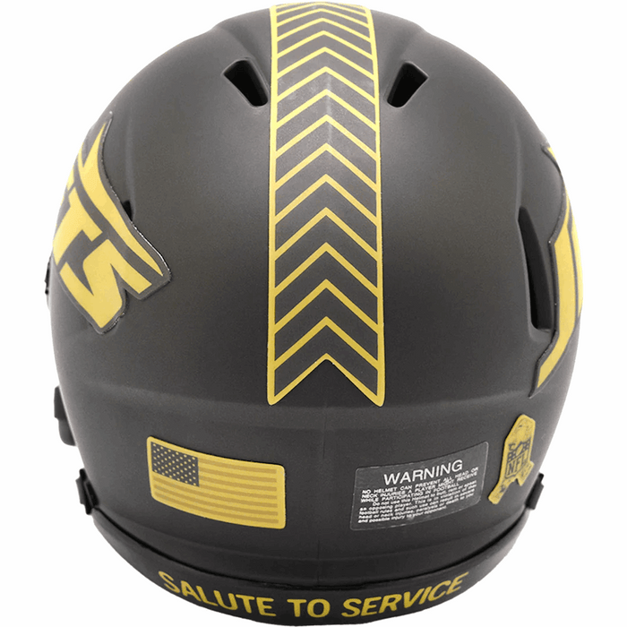New York Jets Mini Speed Helmet - Salute To Service 2025 - Game Day Treasures