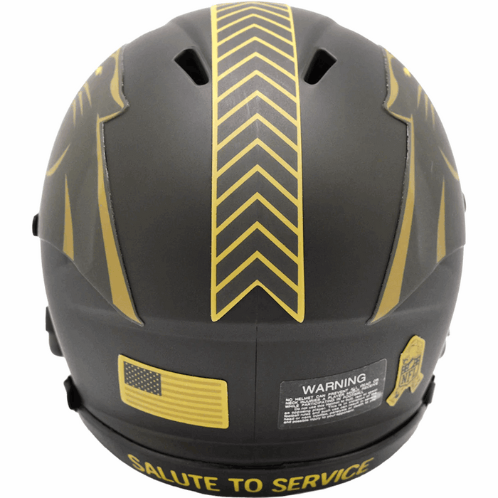 Carolina Panthers Mini Speed Helmet - Salute To Service 2025 - Game Day Treasures