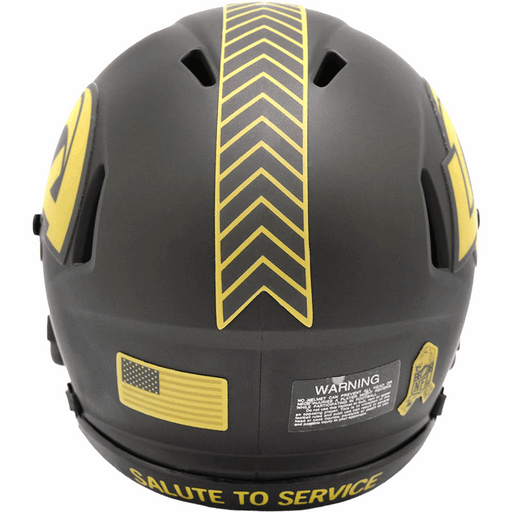 Los Angeles Rams Mini Speed Helmet - Salute To Service 2025 - Game Day Treasures