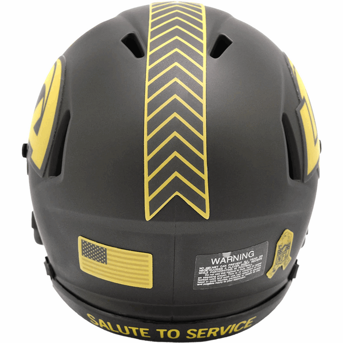 Los Angeles Rams Mini Speed Helmet - Salute To Service 2025 - Game Day Treasures