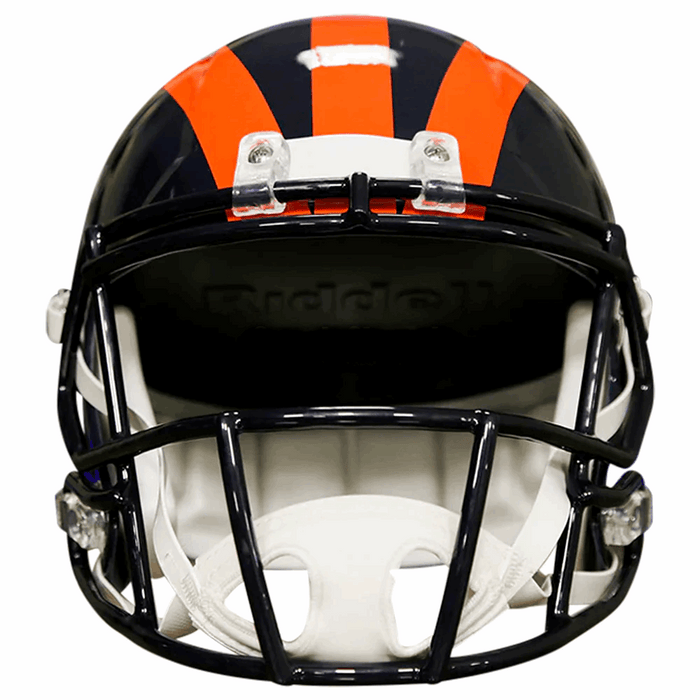 chicago bears throwback football helmet Riddell Speed Mini It features a mini Speed shell Jardine Chicago Bears Mini Hover