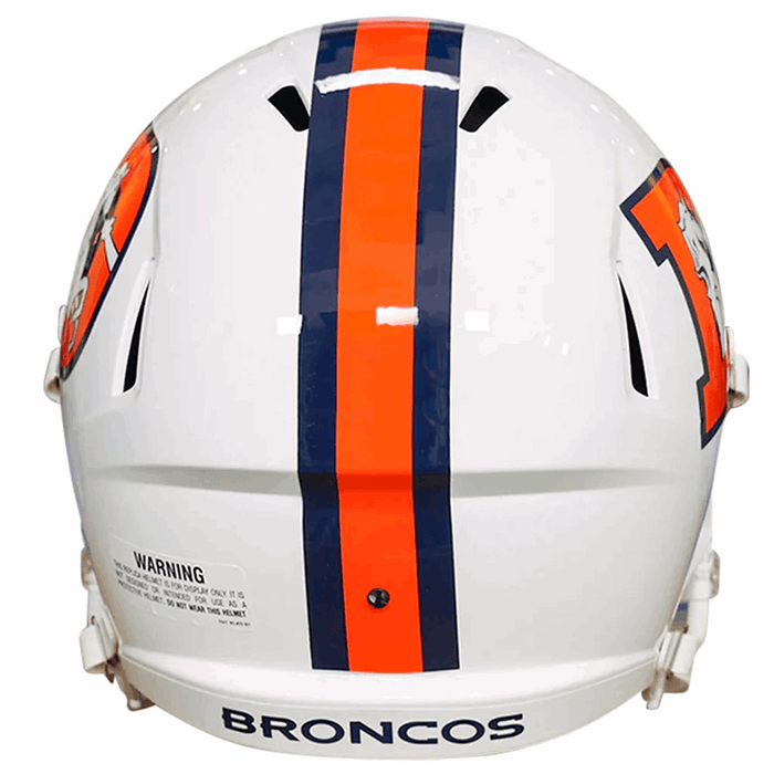 Denver Broncos Replica Riddell Speed Helmet - 2023 Snowcapped - Game Day Treasures