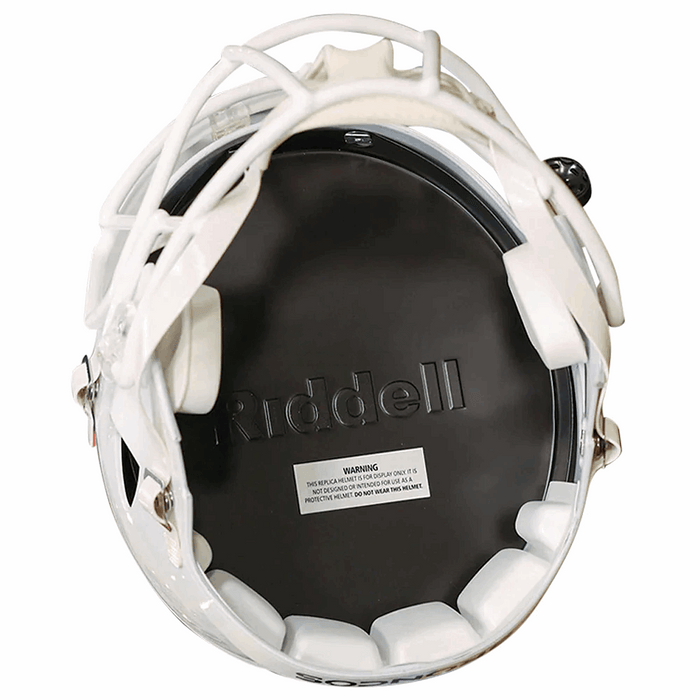 Denver Broncos Replica Riddell Speed Helmet - 2023 Snowcapped - Game Day Treasures