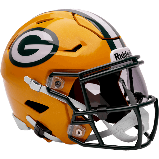 Green Bay Packers Mid-Size MIDI SpeedFlex Helmet - Game Day Treasures
