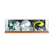 Triple Mini Helmet Display Case with Mirrors - Game Day Treasures
