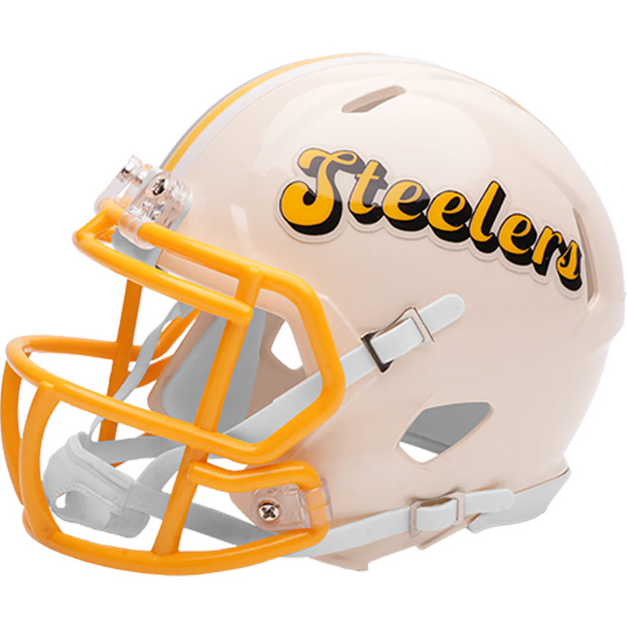 Pittsburgh Steelers Riddell Mini Speed Helmet - RETRO - Game Day Treasures