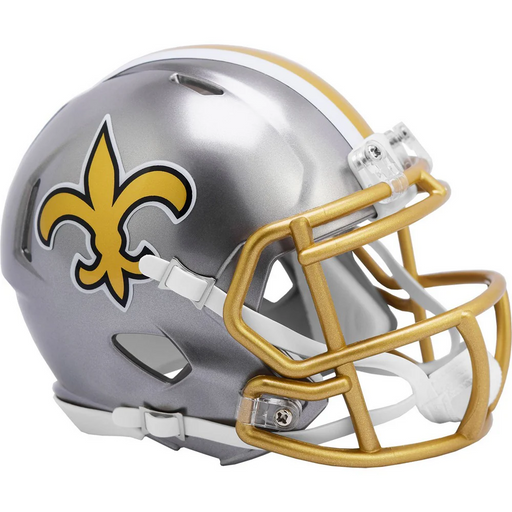 New Orleans Saints Riddell Mini Speed Helmet - Flash - Game Day Treasures