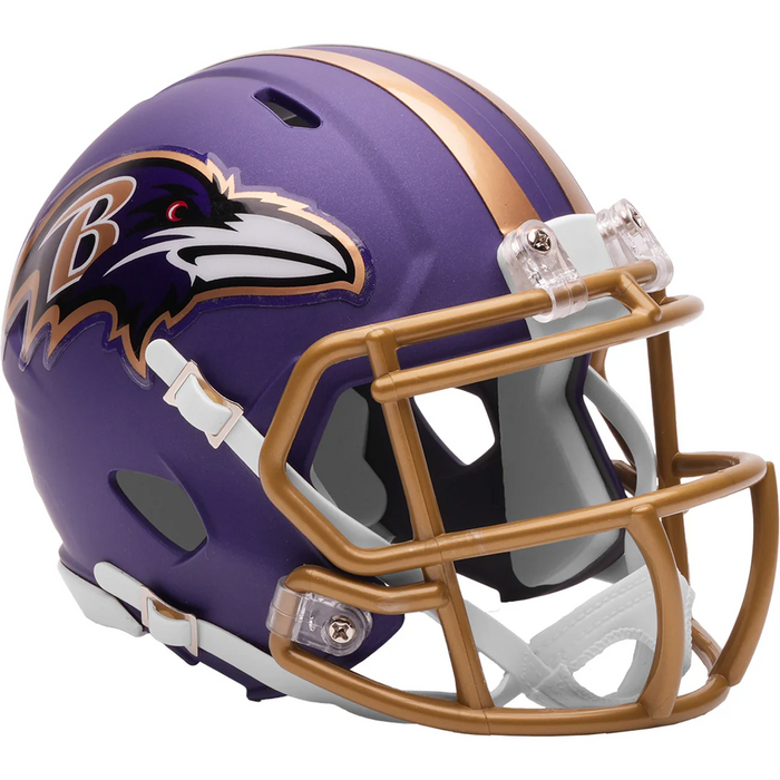 Baltimore Ravens Riddell Mini Speed Helmet - 2026 Purple Rising - Game Day Treasures