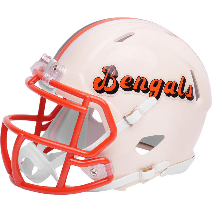 Cincinnati Bengals Riddell Mini Speed Helmet - RETRO