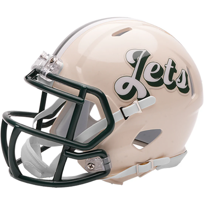 New York Jets Riddell Mini Speed Helmet - RETRO - Game Day Treasures