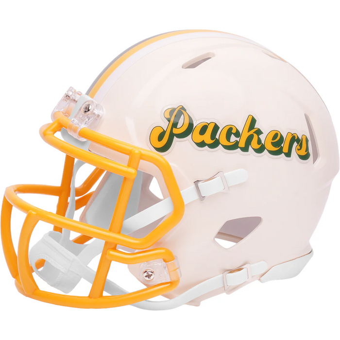 Green Bay Packers Riddell Mini Speed Helmet - RETRO
