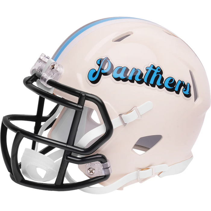 Carolina Panthers Riddell Mini Speed Helmet - RETRO