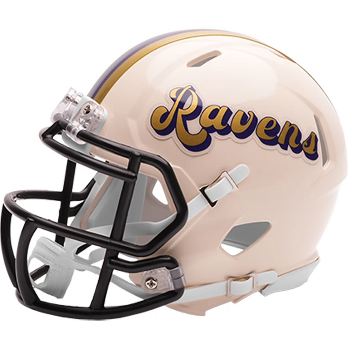 Baltimore Ravens Riddell Mini Speed Helmet - RETRO