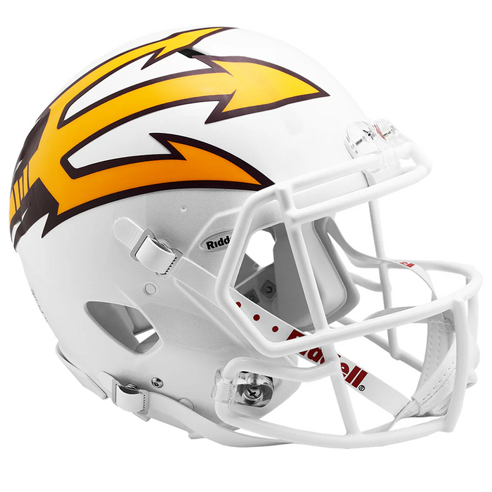Arizona State Sun Devils Authentic Speed Helmet - White Metallic - Game Day Treasures
