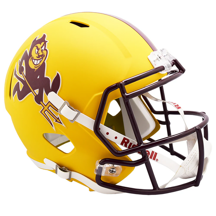 Arizona State Sun Devils Replica Speed Helmet - Satin Yellow Sparky - Game Day Treasures