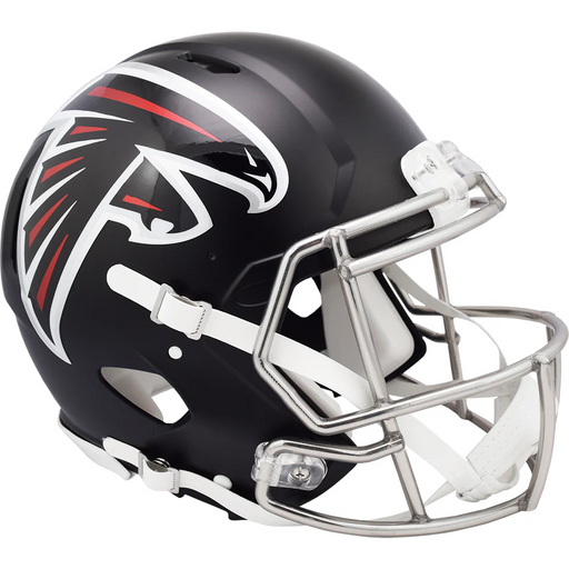 Atlanta Falcons Authentic Speed Helmet - Satin Nickel Mask - Game Day Treasures