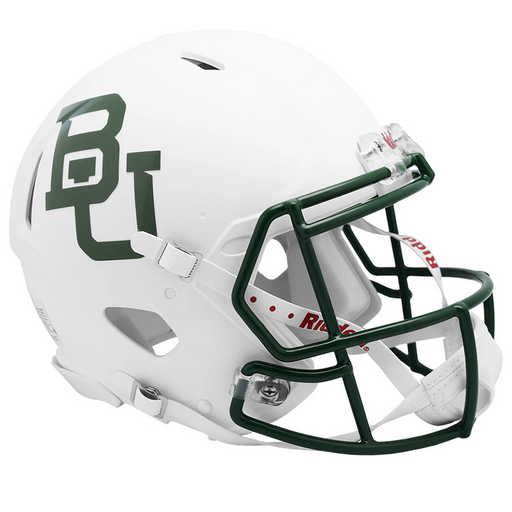 Baylor Bears Authentic Speed Helmet - White Metallic - Game Day Treasures