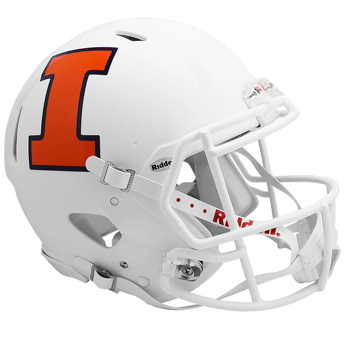 Illinois Fighting Illini Authentic Speed Helmet - Satin - Game Day Treasures