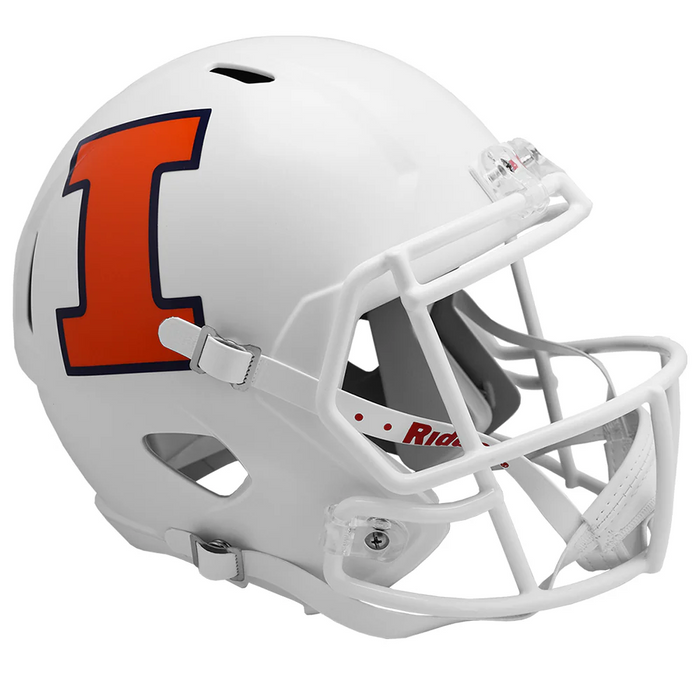 Illinois Fighting Illini Replica Speed Helmet - Satin - Game Day Treasures