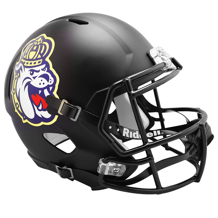 James Madison Dukes Replica Speed Helmet - Matte Black - Game Day Treasures