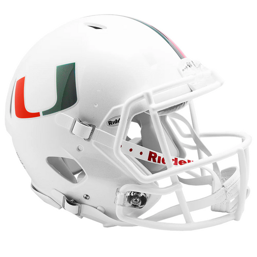 Miami Hurricanes Authentic Riddell Speed Helmet - Game Day Treasures