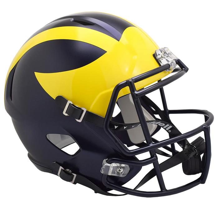 Michigan Wolverines Replica Speed Helmet - Matte - Game Day Treasures