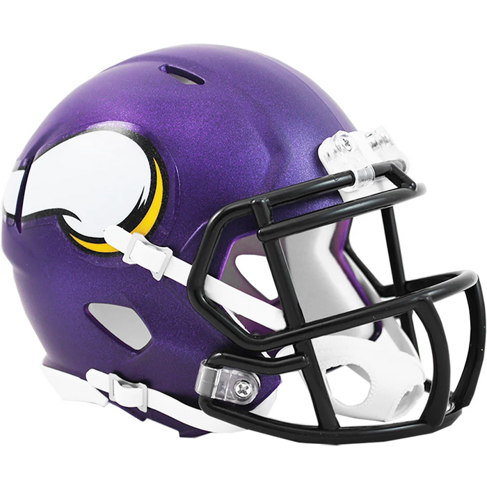Minnesota Vikings Mini Speed Helmet - Satin Purple - Game Day Treasures