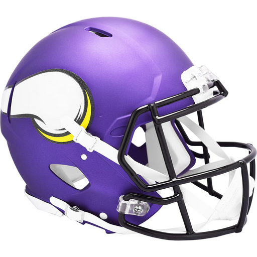 Minnesota Vikings Authentic Riddell Speed Helmet - Satin Purple - Game Day Treasures