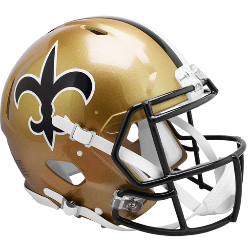 New Orleans Saints Authentic Throwback Speed Helmet (1976-1999) - Game Day Treasures